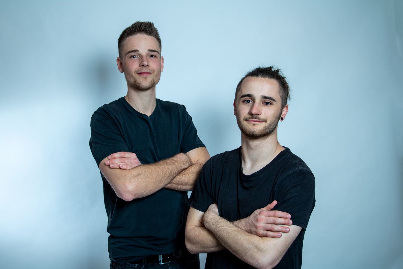 Gründerfoto, links Daniel & rechts Moritz